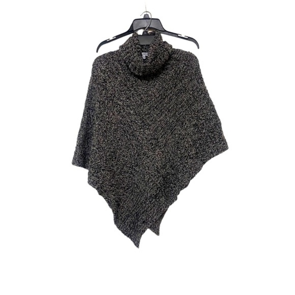 Sonoma Turtleneck Sweater Cotton Yarn Poncho
